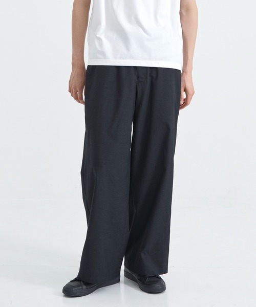 MARKAWARE ブラック スラックス marka/マーカ】WIDE LEG EASY PANTS（スラックス）｜marka