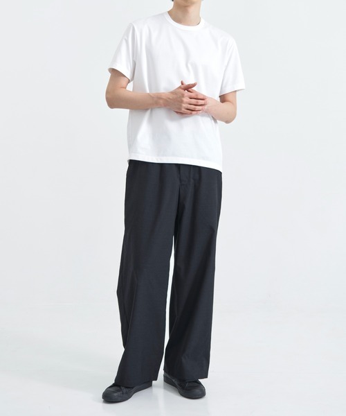 marka（マーカ）の「【marka/マーカ】WIDE LEG EASY PANTS（スラックス・メンズ・ブラック/ネイビー・1/2）」の3枚目の写真