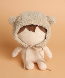 Appel Toi(アペルトワ)のぬい服 20cm ボンネット風 ぬいポンチョ ぬいずきん アニマル(その他雑貨)