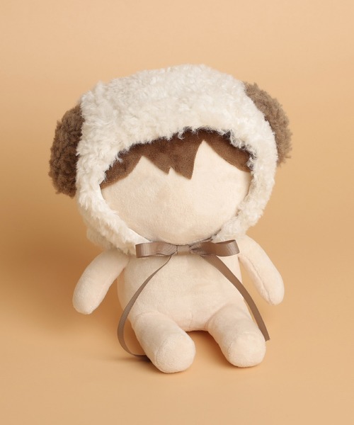 セール】ぬい服 20cm ボンネット風 ぬいポンチョ ぬいずきん