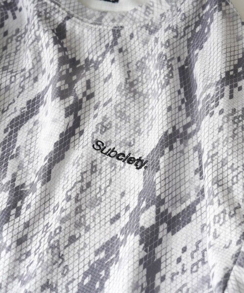 Subciety（サブサエティ）の「Patterned waffle tee（Tシャツ/カットソー・メンズ・A/B/C・X-LARGE/LARGE/MEDIUM/SMALL）」の22枚目の写真