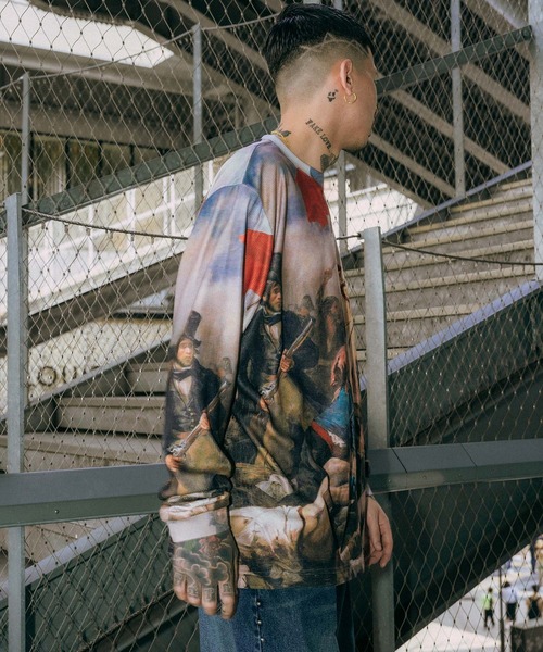 Subciety（サブサエティ）の「Patterned waffle tee（Tシャツ/カットソー・メンズ・A/B/C・X-LARGE/LARGE/MEDIUM/SMALL）」の5枚目の写真