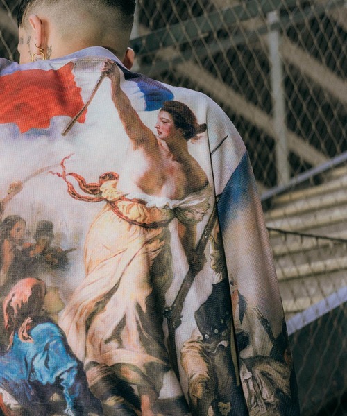 Subciety（サブサエティ）の「Patterned waffle tee（Tシャツ/カットソー・メンズ・A/B/C・X-LARGE/LARGE/MEDIUM/SMALL）」の7枚目の写真