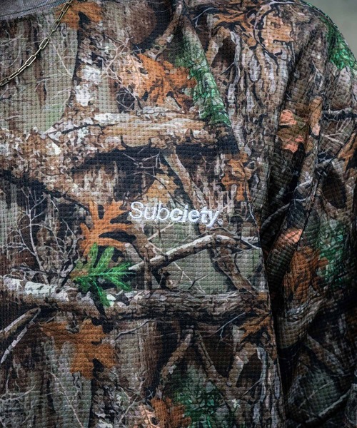 Subciety（サブサエティ）の「Patterned waffle tee（Tシャツ/カットソー・メンズ・A/B/C・X-LARGE/LARGE/MEDIUM/SMALL）」の17枚目の写真