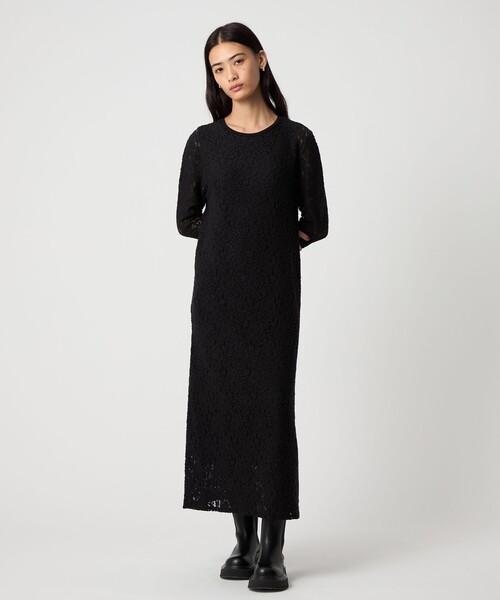 セール】＜EMMEL REFINES＞EM レース ロング ワンピース（ワンピース