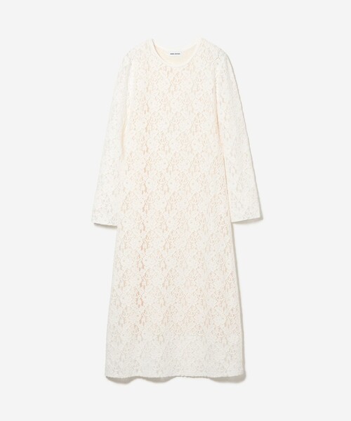 EMMEL REFINES（エメルリファインズ）の「＜EMMEL REFINES＞EM レース ロング ワンピース（ワンピース・レディース・オフホワイト/ブラック・M/S）」の8枚目の写真