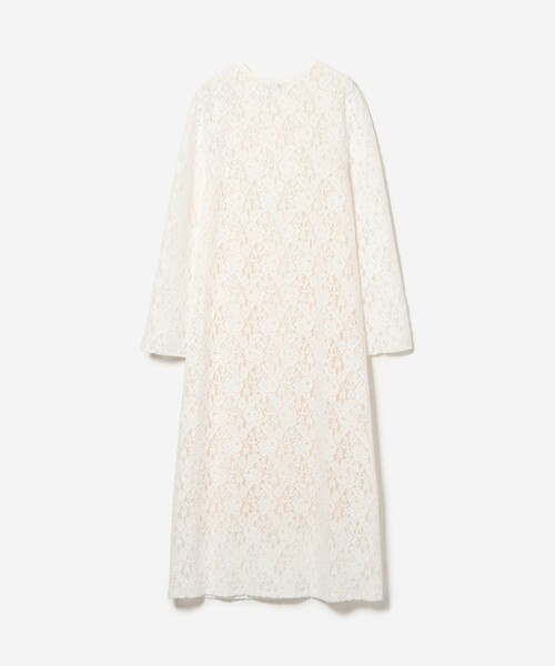 EMMEL REFINES（エメルリファインズ）の「＜EMMEL REFINES＞EM レース ロング ワンピース（ワンピース・レディース・オフホワイト/ブラック・M/S）」の9枚目の写真