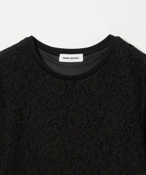 EMMEL REFINES（エメルリファインズ）の「＜EMMEL REFINES＞EM レース ロング ワンピース（ワンピース・レディース・オフホワイト/ブラック・M/S）」の17枚目の写真