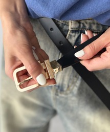 classicalelf | 【classicalelf】リバーシブルで楽しむスタイル。リバーシブル２WAYレザーベルト(ベルト)