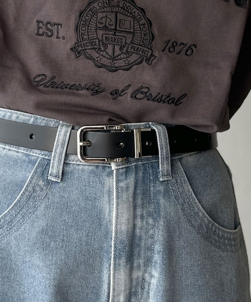 classicalelf（クラシカルエルフ）の「【classicalelf】リバーシブルで楽しむスタイル。リバーシブル２WAYレザーベルト（ベルト・レディース・シルバー/ゴールド・ONE SIZE）」の9枚目の写真