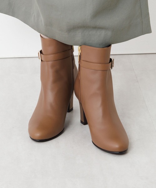 HIMIKO（ヒミコ）の「【HIMIKO】サイドバックルヒールブーツ/651410（ブーツ・レディース・ブラウン/ブラック/グレー・24.0cm/23.5cm/22.5cm/22.0cm/25.5cm/23.0cm/21.5cm/25.0cm/24.5cm）」の7枚目の写真