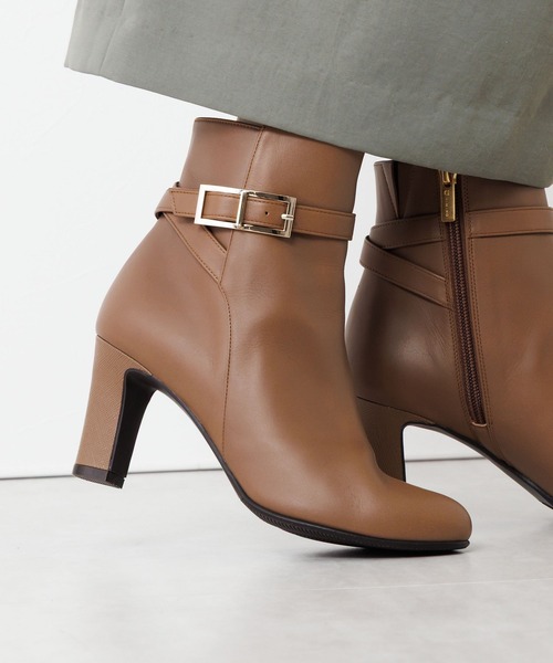 HIMIKO（ヒミコ）の「【HIMIKO】サイドバックルヒールブーツ/651410（ブーツ・レディース・ブラウン/ブラック/グレー・24.0cm/23.5cm/22.5cm/22.0cm/25.5cm/23.0cm/21.5cm/25.0cm/24.5cm）」の10枚目の写真