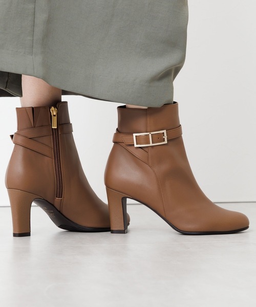 HIMIKO（ヒミコ）の「【HIMIKO】サイドバックルヒールブーツ/651410（ブーツ・レディース・ブラウン/ブラック/グレー・24.0cm/23.5cm/22.5cm/22.0cm/25.5cm/23.0cm/21.5cm/25.0cm/24.5cm）」の9枚目の写真