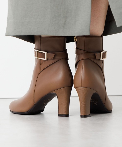HIMIKO（ヒミコ）の「【HIMIKO】サイドバックルヒールブーツ/651410（ブーツ・レディース・ブラウン/ブラック/グレー・24.0cm/23.5cm/22.5cm/22.0cm/25.5cm/23.0cm/21.5cm/25.0cm/24.5cm）」の11枚目の写真