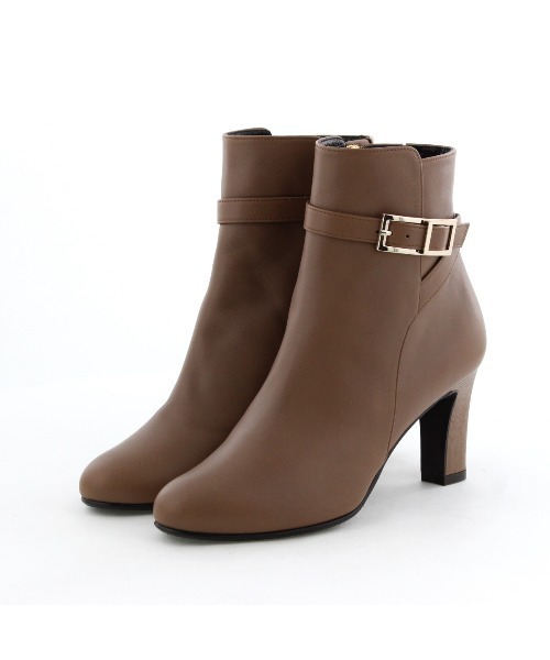 HIMIKO（ヒミコ）の「【HIMIKO】サイドバックルヒールブーツ/651410（ブーツ・レディース・ブラウン/ブラック/グレー・24.0cm/23.5cm/22.5cm/22.0cm/25.5cm/23.0cm/21.5cm/25.0cm/24.5cm）」の6枚目の写真