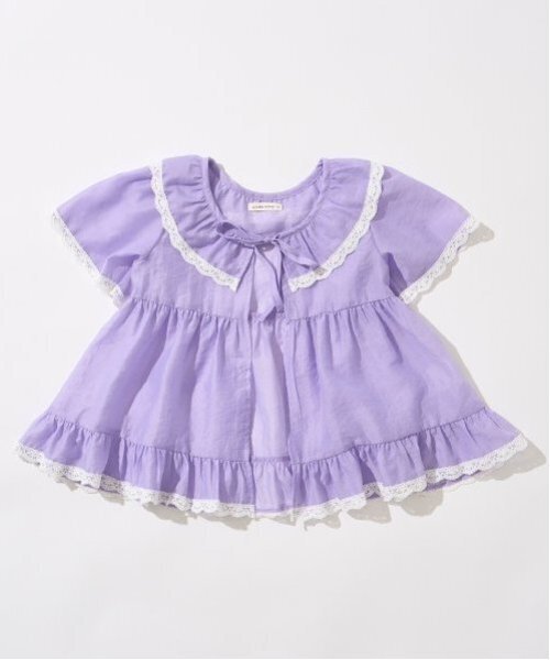 Lycee mine(リセマイン)の「シアーギャザートップス【子供服】【キッズ】【女の子】(シャツ/ブラウス・キッズ・ピンク/クリーム/ミント/ラベンダー・110cm/120cm/100cm/150cm/140cm/130cm)」の6枚目の写真