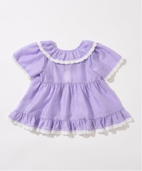Lycee mine(リセマイン)の「シアーギャザートップス【子供服】【キッズ】【女の子】(シャツ/ブラウス・キッズ・ピンク/クリーム/ミント/ラベンダー・110cm/120cm/100cm/150cm/140cm/130cm)」の7枚目の写真