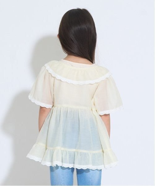 Lycee mine(リセマイン)の「シアーギャザートップス【子供服】【キッズ】【女の子】(シャツ/ブラウス・キッズ・ピンク/クリーム/ミント/ラベンダー・110cm/120cm/100cm/150cm/140cm/130cm)」の17枚目の写真