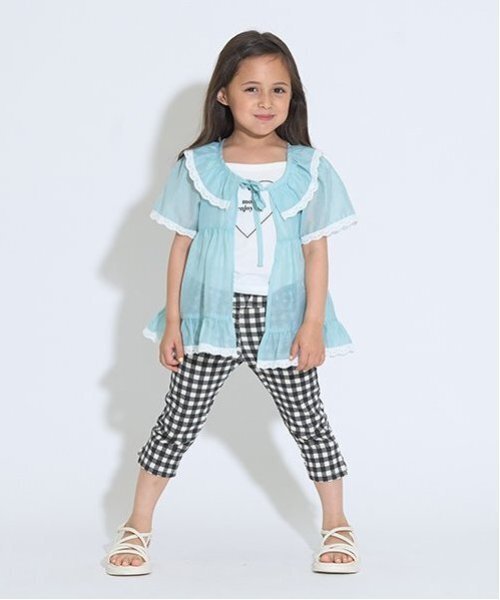 Lycee mine(リセマイン)の「シアーギャザートップス【子供服】【キッズ】【女の子】(シャツ/ブラウス・キッズ・ピンク/クリーム/ミント/ラベンダー・110cm/120cm/100cm/150cm/140cm/130cm)」の21枚目の写真
