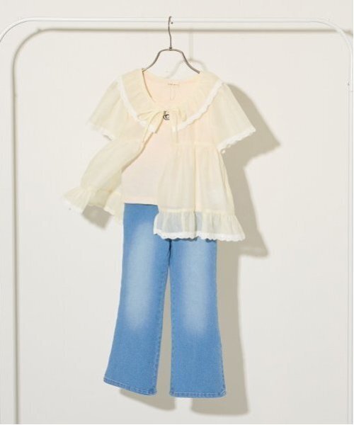 Lycee mine(リセマイン)の「シアーギャザートップス【子供服】【キッズ】【女の子】(シャツ/ブラウス・キッズ・ピンク/クリーム/ミント/ラベンダー・110cm/120cm/100cm/150cm/140cm/130cm)」の19枚目の写真