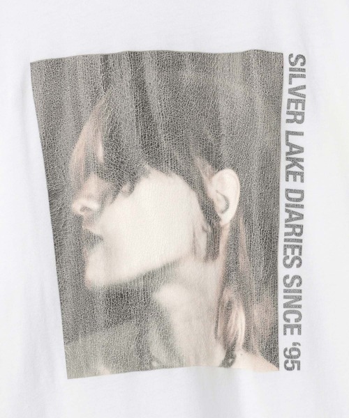 JEANASIS（ジーナシス）の「ROCKフォトクラック BIG TEE/586510（Tシャツ/カットソー・レディース・チャコールグレー/ホワイト/ブラック・FREE）」の20枚目の写真