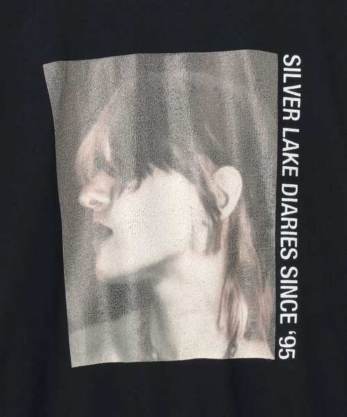 JEANASIS（ジーナシス）の「ROCKフォトクラック BIG TEE/586510（Tシャツ/カットソー・レディース・チャコールグレー/ホワイト/ブラック・FREE）」の19枚目の写真