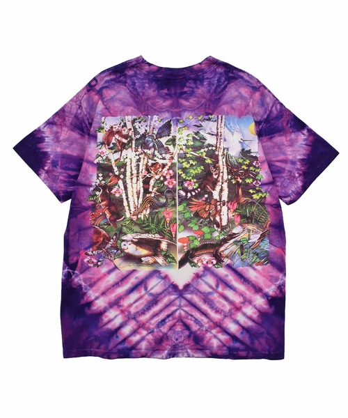 LABORATORY R（ラボラトリーアール）の「【USED】90’s Chapman Graphics タイダイ アニマルTシャツ USA製（Tシャツ/カットソー・メンズ・パープル・X-LARGE）」の6枚目の写真