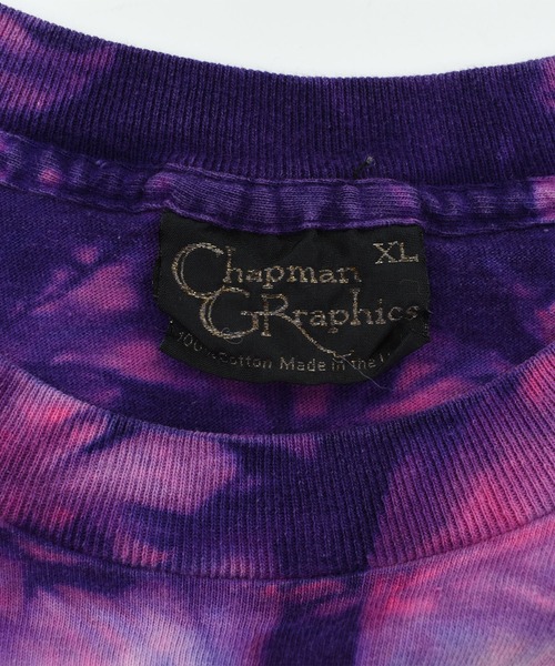 LABORATORY R（ラボラトリーアール）の「【USED】90’s Chapman Graphics タイダイ アニマルTシャツ USA製（Tシャツ/カットソー・メンズ・パープル・X-LARGE）」の4枚目の写真