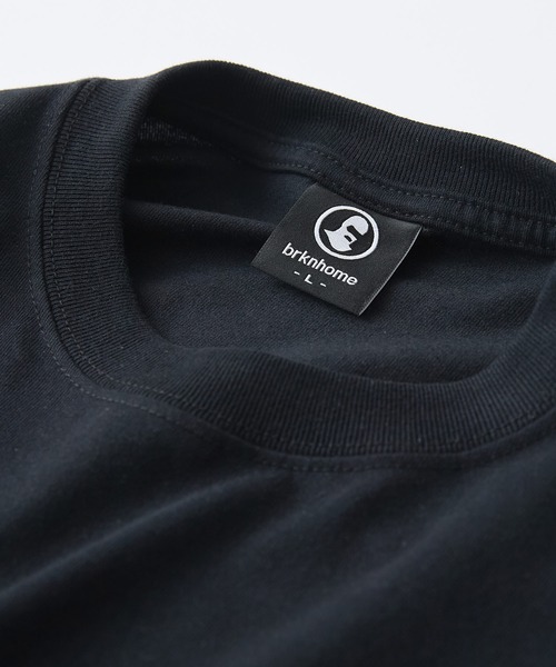 brknhome(ブロークンホーム)の「【brknhome/ブロークンホーム】サークルロゴ バックプリントTシャツ オーバーサイズ(Tシャツ/カットソー・メンズ・ホワイト/ブラック・MEDIUM/LARGE)」の3枚目の写真