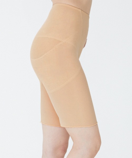 UR'S（ユアーズ）の「シェイプアップガードル（レギンス/スパッツ・レディース・ネイビー/ベージュ・M/L）」の3枚目の写真