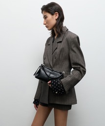 CHARLES & KEITH | Noane ノアン クリンクルエフェクトドロウストリングトップハンドルバッグ(ハンドバッグ)