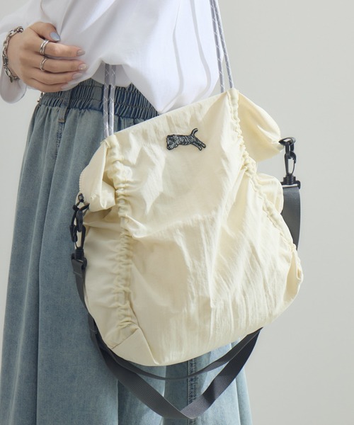 Paradise Picnic(パラダイスピクニック)の「TRANOI. 2WAY TORA BAG(トートバッグ・レディース・グレー/ブラック/アイボリー・FREE)」の9枚目の写真