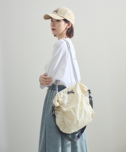 Paradise Picnic(パラダイスピクニック)の「TRANOI. 2WAY TORA BAG(トートバッグ・レディース・グレー/ブラック/アイボリー・FREE)」の8枚目の写真