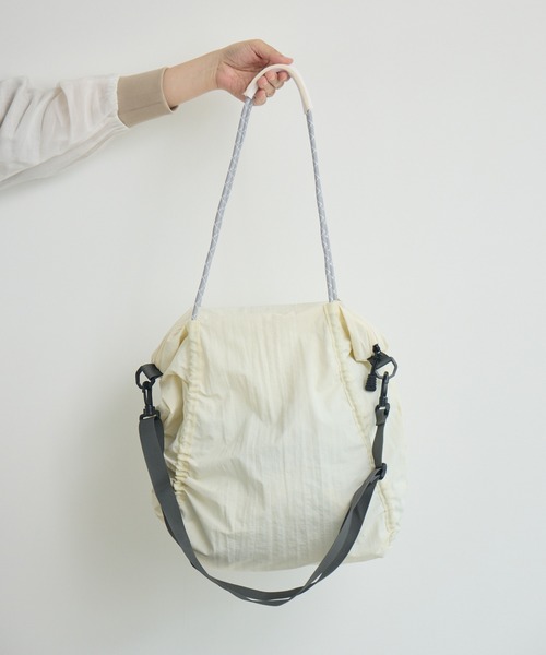 Paradise Picnic(パラダイスピクニック)の「TRANOI. 2WAY TORA BAG(トートバッグ・レディース・グレー/ブラック/アイボリー・FREE)」の11枚目の写真