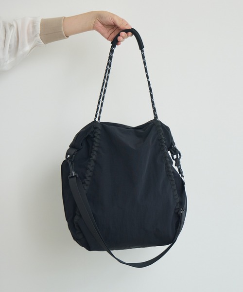 Paradise Picnic(パラダイスピクニック)の「TRANOI. 2WAY TORA BAG(トートバッグ・レディース・グレー/ブラック/アイボリー・FREE)」の17枚目の写真