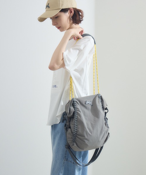 Paradise Picnic(パラダイスピクニック)の「TRANOI. 2WAY TORA BAG(トートバッグ・レディース・グレー/ブラック/アイボリー・FREE)」の20枚目の写真