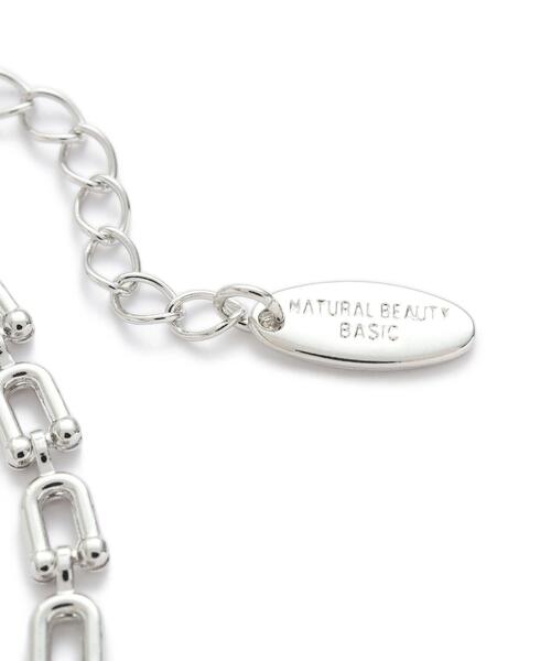NATURAL BEAUTY BASIC(ナチュラルビューティーベーシック)の「デザインチェーンネックレス(ネックレス・レディース・シルバー/ゴールド・フリ-)」の6枚目の写真