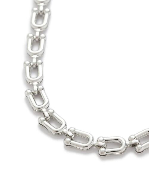 NATURAL BEAUTY BASIC(ナチュラルビューティーベーシック)の「デザインチェーンネックレス(ネックレス・レディース・シルバー/ゴールド・フリ-)」の3枚目の写真