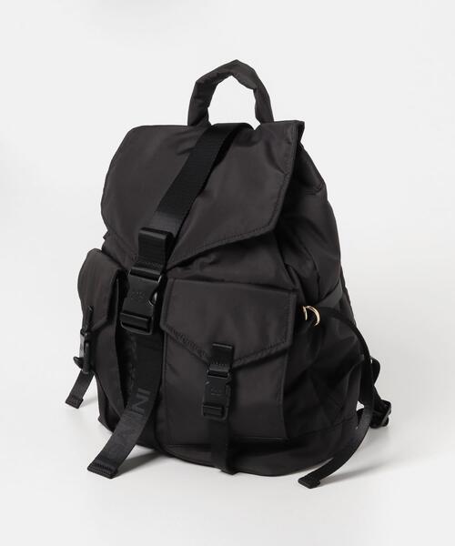 GANNI（ガニー）の「GANNI　Recycled Tech Backpack（バックパック/リュック・レディース・ブラック・-）」の2枚目の写真