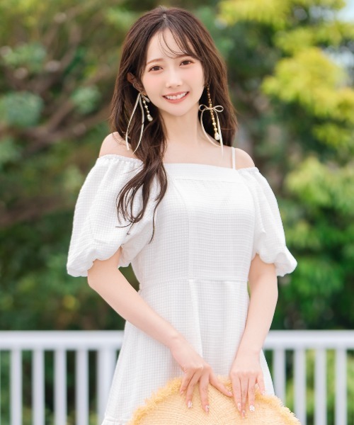 WILLSELECTION(ウィルセレクション)の「バルーンスリーブティアードワンピース(ワンピース・レディース・ブラック系その他/オフホワイト/ブラック・FREE)」の7枚目の写真