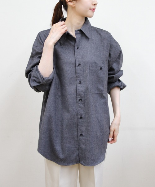 THE SHINZONE/シンゾーン ウールダディシャツ WOOL DADDY SHIRT