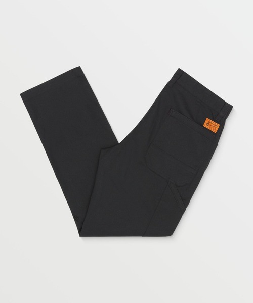 VOLCOM(ボルコム)の「【VOLCOM/ボルコム】 Workwear Gage Work Pants /リラックスフィットサイドポケットカーゴワークパンツ(カーゴパンツ・メンズ・ブラック・32inch/34inch/36inch)」の2枚目の写真