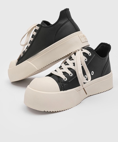 ✨️美品✨️エスタシオン 厚底レザースニーカー ✨️美品✨️エスタシオン 厚底レザースニーカー