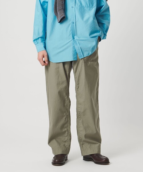UNITED ARROWS（ユナイテッドアローズ）の「オーガニックコットン バックサテン ファティーグパンツ（その他パンツ・メンズ・オリーブ・M/XL/L/S）」の5枚目の写真
