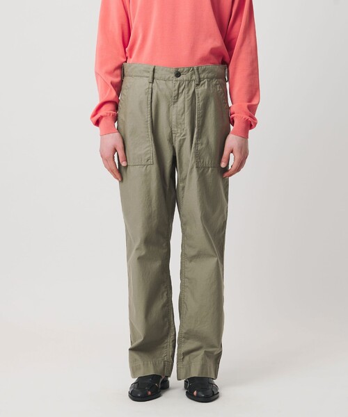 UNITED ARROWS（ユナイテッドアローズ）の「オーガニックコットン バックサテン ファティーグパンツ（その他パンツ・メンズ・オリーブ・M/XL/L/S）」の7枚目の写真