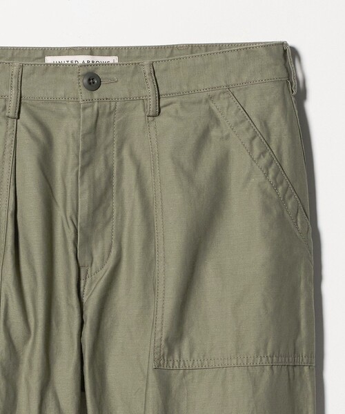 UNITED ARROWS（ユナイテッドアローズ）の「オーガニックコットン バックサテン ファティーグパンツ（その他パンツ・メンズ・オリーブ・M/XL/L/S）」の12枚目の写真