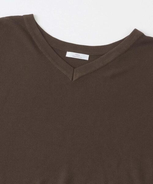 ITEMS URBANRESEARCH(アイテムズ アーバンリサーチ)の「Vネックフレンチニット(ニット/セーター・レディース・ブラック/グレー系その他/ブラウン/レッド系その他・FREE)」の9枚目の写真