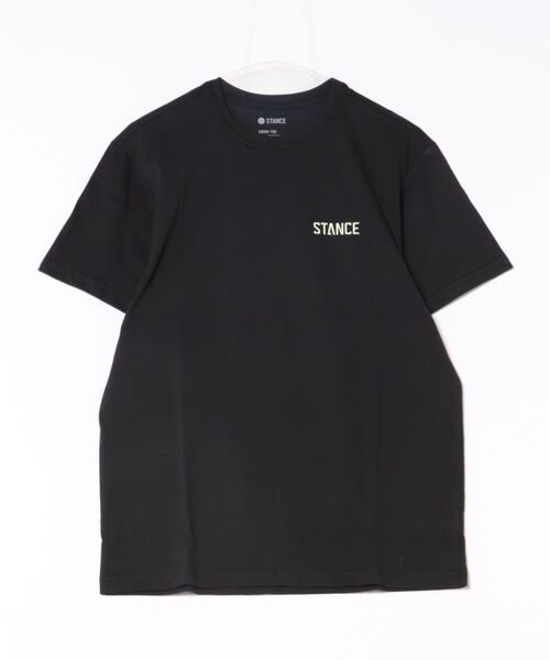 STANCE(スタンス)の「【STANCE/スタンス】バックプリントコットンTシャツ ユニセックス BADGE SS(Tシャツ/カットソー・メンズ・ブラック・MEDIUM/LARGE/X-LARGE/XX-LARGE)」の1枚目の写真