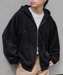 COLONY 2139 | シンセティックスエードダブルジップパーカー(パーカー)