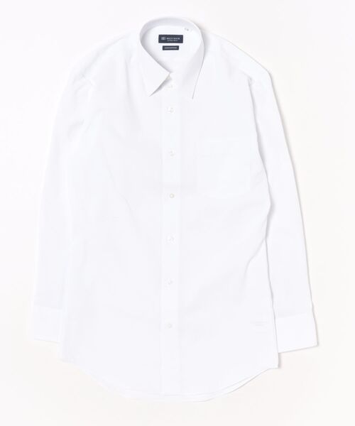 TOKYO SHIRTS(トウキョウシャツ)の「【透け防止】 形態安定ノンアイロン レギュラー 長袖ビジネスワイシャツ 白無地(ビジネスシャツ・メンズ・ホワイト・首回り39cm-裄丈80cm/首回り39cm-裄丈84cm/首回り41cm-裄丈82cm/首回り41cm-裄丈86cm/首回り42cm-裄丈82cm/首回り42cm-裄丈86cm/首回り43cm-裄丈82cm/首回り43cm-裄丈86cm/首回り37cm-裄丈80cm/首回り37cm-裄丈84cm)」の6枚目の写真